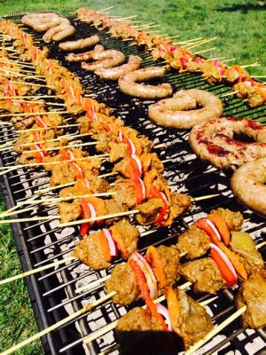  Sosaties:  Ein saftiges Grillfest der südafrikanischen Küche – mariniert mit Gewürzen und gegrillt über offenem Feuer!